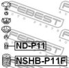 FEBEST NSHB-P11F Protective Cap/Bellow, shock absorber